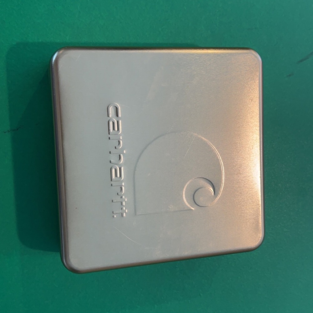 Carhartt gold tin